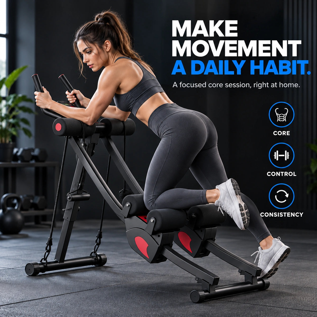 Fitzoraz® Dual Track Ab Trainer