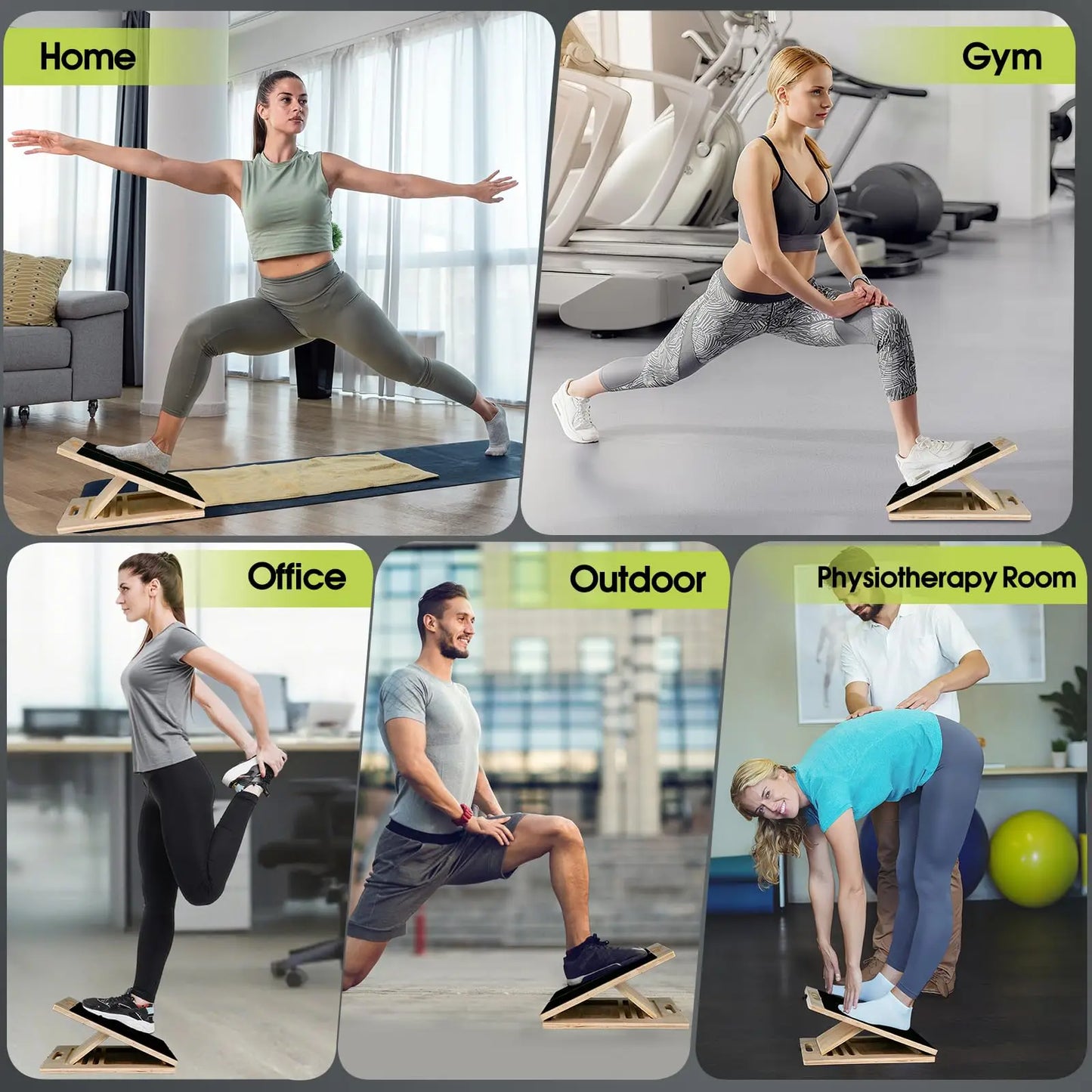 Fitzoraz® Adjustable Slant Board – Multi-Angle Calf Stretcher & Squat Wedge