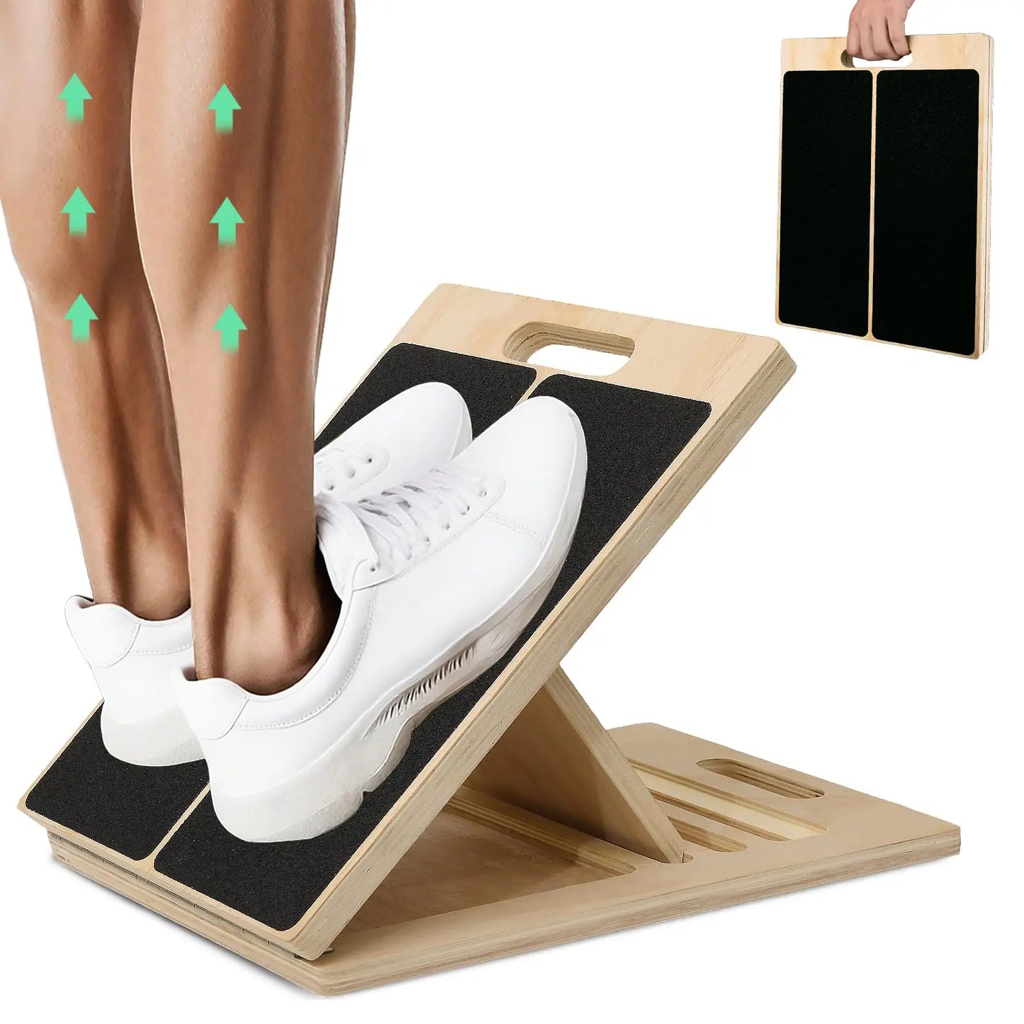 Fitzoraz® Adjustable Slant Board – Multi-Angle Calf Stretcher & Squat Wedge
