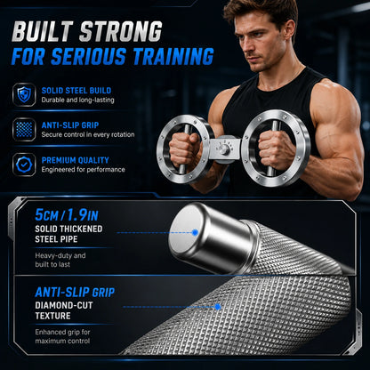 Fitzoraz® Adjustable Forearm & Grip Strength Trainer