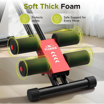Fitzoraz® Adjustable Ab & Core Training Machine – Full Body Home Gym