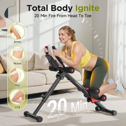 Fitzoraz® Adjustable Ab & Core Training Machine – Full Body Home Gym