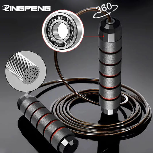 Fitzoraz® Speed Jump Rope – Adjustable Steel Wire with Ball Bearing